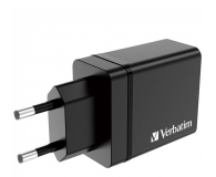 Ładowarka do smartfonów Verbatim Ładowarka sieciowa USB-C PD 20W USB-A QC 3.0 2xUSB-A 10W